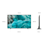 SAMSUNG TELEVISEUR QLED 4K - TAILLE ECRAN: 125 CM(50") - TQ50Q7F4AUXXC