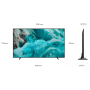 SAMSUNG TELEVISEUR QLED 4K - TAILLE ECRAN: 139 CM(55") - TQ55Q7F4AUXXC