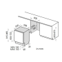 MIDEA LAVE-VAISSELLE ENCASTRABLE - MDWPB1303LS-W