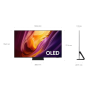 SAMSUNG TELEVISEUR OLED 4K SANS REFLET- TAILLE ECRAN: 138CM(55") - TQ55S95H