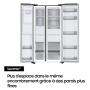 SAMSUNG - REFRIGERATEUR SIDE BY SIDE - RS70F64KET